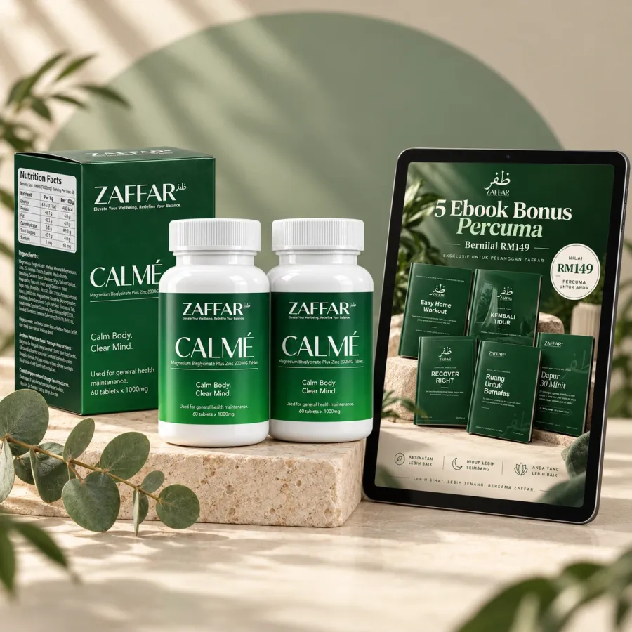 Pakej Essential: dua botol CALMÉ dan 5 ebook bonus
